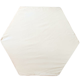 MINICAMP šešiakampis vaikų žaidimų kilimėlis Ecru – tinka Pavilion Playhouse