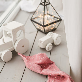 Pink Baby Swaddles and Burp Cloths from Ultra soft Muslin