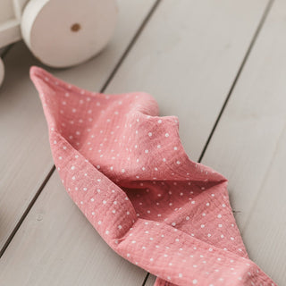 Pink Baby Swaddles and Burp Cloths from Ultra soft Muslin