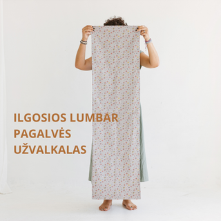 MINICAMP ilgosios Lumbar pagalvės užvalkalas | TIK IŠORINIS UŽVALKALAS