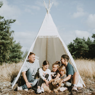 MINICAMP Outdoor Teepee Tent for Adults and Kids 7.8 ft Tall
