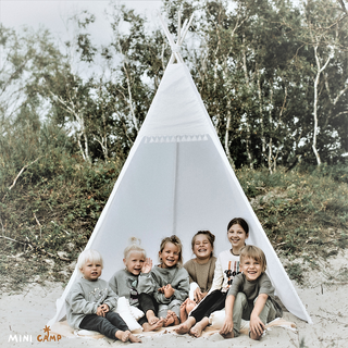MINICAMP Outdoor Teepee Tent for Adults and Kids 7.8 ft Tall