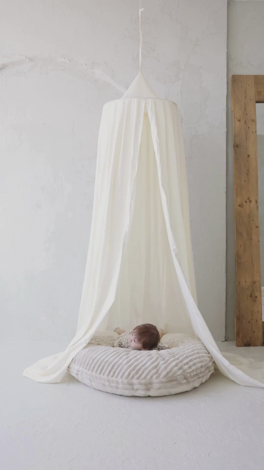 MINICAMP Hanging Canopy for Toddler Bed or Play Space